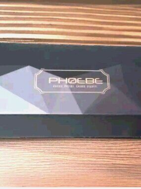 Phoebe ionic heated straightening comb hair & beard straightener for men NIB